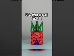 Assemblaggio di piastrelle magnetiche con forme versatili per animali e piante