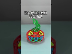 Assemblaggio di tegole magnetiche con forme versatili per animali e piante Wansheng zucca