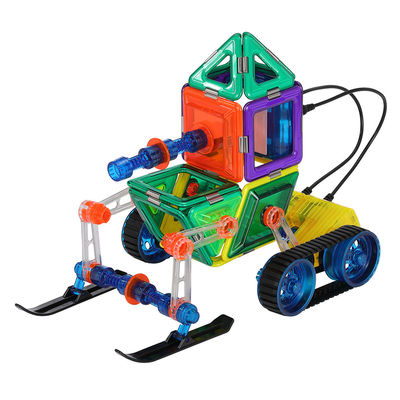 comprare Blocchi magnetici di plastica Piastrelle magnetiche Set auto con motore a controllo remoto online manufacture