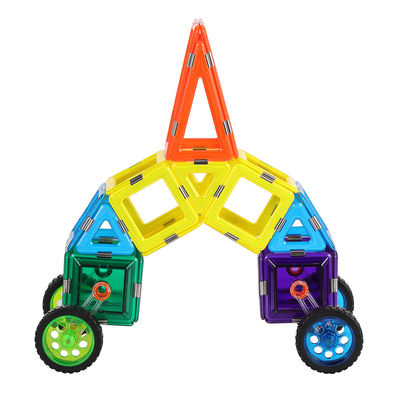 comprare Costruzione 3D Piastrelle magnetiche colorate Auto Blocchi di costruzione STEM Giocattoli OEM ODM online manufacture