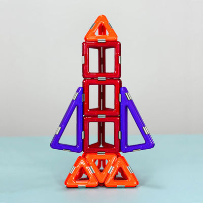 comprare Piccolo razzo scienza magnetica piastrelle multicolore set di costruzione magnetica assemblaggio fai da te online manufacture