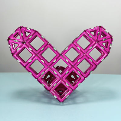 comprare Forme di cuori di pesche Magnetici mattoni giocattoli regali per ragazzi e ragazze online manufacture
