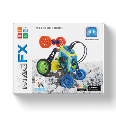 Giocattoli puzzle fai da te Set di blocchi magnetici Forme versatili Piastrelle magnetiche con ruota