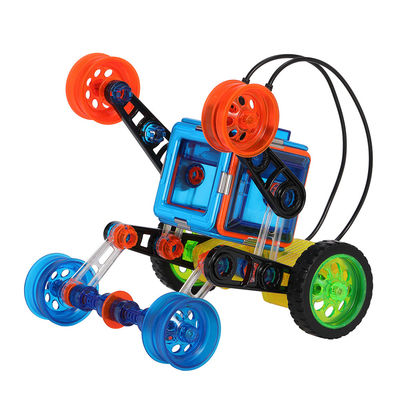Plastico liscio fai da te telecomando blocchi magnetici auto veicolo assistito giocattoli per bambini