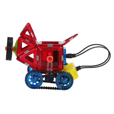 Bambini Piastrelle magnetiche 3D Remote Control Auto Locomotiva Porco Cart Blocchi magnetici