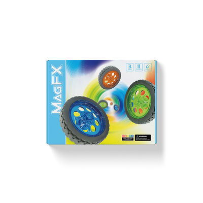 Set di blocchi di costruzione magnetici educativi precoci per bambini Kit di assemblaggio di giocattoli motociclistici
