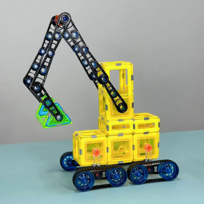 Controllo a distanza Macchine per scavo Piastrelle magnetiche Accessoari Blocchi di costruzione 3D