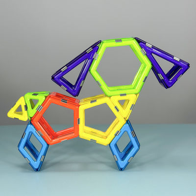Bambini Giocattoli Piastrelle magnetiche Animali Struttura del cane Bambini Blocchi di costruzione Forma personalizzata