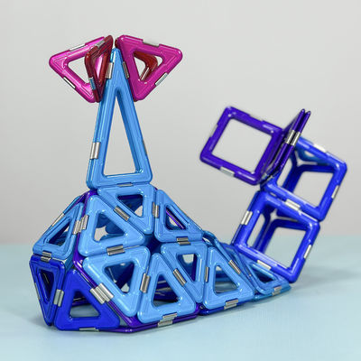 Piastrelle magnetiche ecologiche Animali Balena 3D Costruzione Migliori giocattoli regalo per bambini