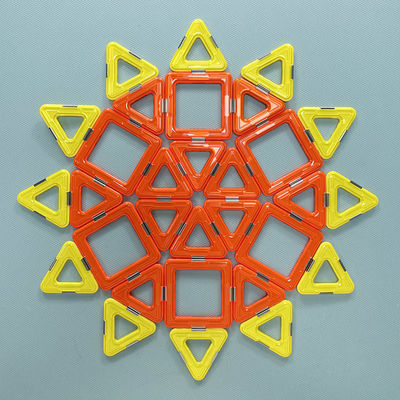 Piante Tematiche Magnetiche Bambini Blocchi Giocattoli Forme del Sole Creatività Imparare