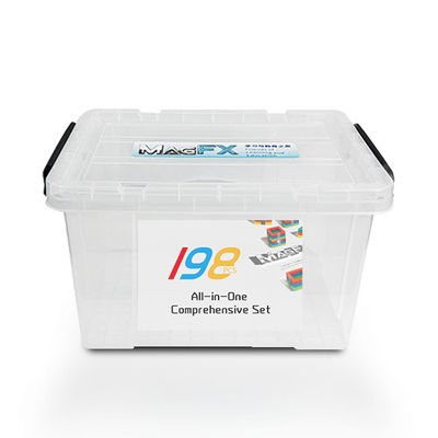 Maternità Piastrelle Magnetiche didattiche 198Pcs, Magnetici Blocchi Educativi