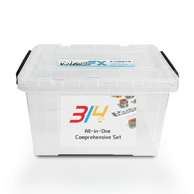 Magnetici personalizzati per l'insegnamento piastrelle giocattoli blocco assemblaggio 314pcs per l'asilo