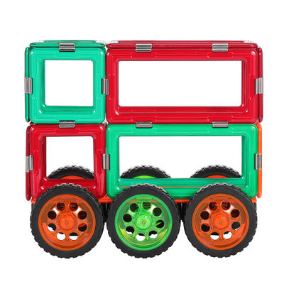 Bambini Piastrelle magnetiche Veicoli a doppio piano Autobus turistici Blocchi di costruzione magnetici