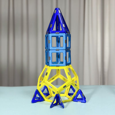 3D Puzzle Magnetic Mecha Space Rocket, Magnetic Stem Toys Blocchi di costruzione