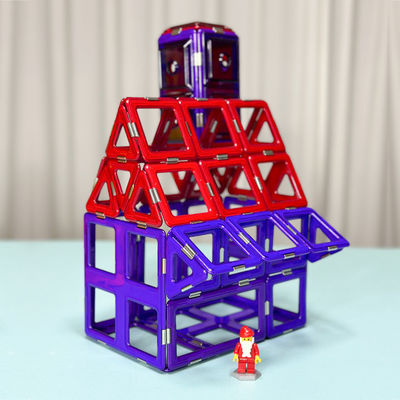 Bambini Casa di Natale Magnetico Forma Blocchi di costruzione Magnetico Piastrelle Set di costruzione