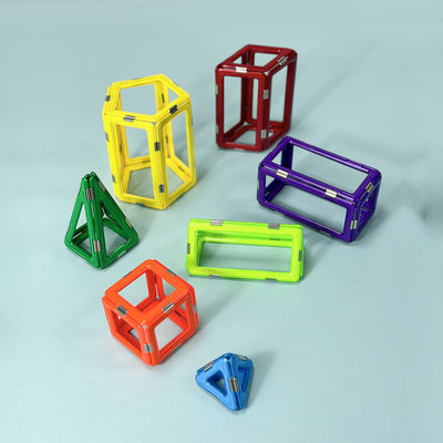 Set di costruzione magnetica per bambini, costruzione tridimensionale piastrelle a forma magnetica