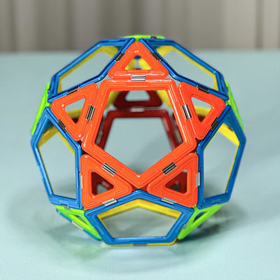 Fai da te Piastrelle magnetiche 3D Esplorazione planetaria Freestyle Forme blocchi di costruzione magnetici